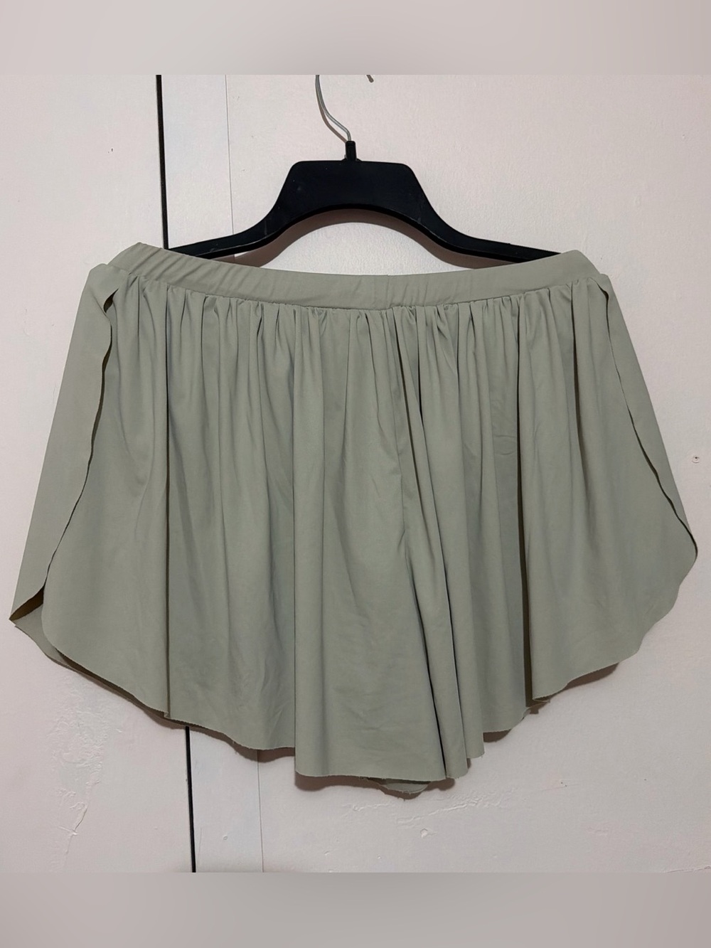 Flowy Khaki Skort | Built-In Shorts | Casual Summer Essential - Picture 3 of 3